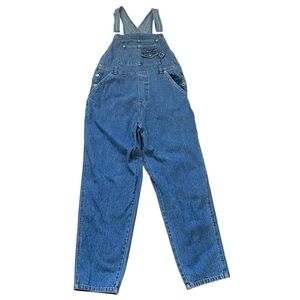 Vintage Route 66 Denim Overalls Y2K 90s Grunge Carpenter Jean Overalls Size L